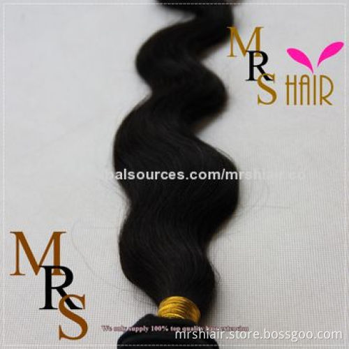 Unprocessed Double Drawn Body Wave Virgin Peruvian Hair Weave